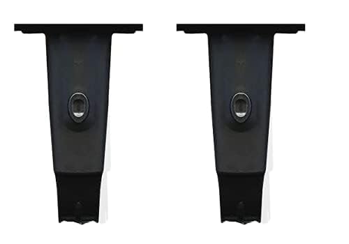 Kuber Industries ‎Set of 2 Ergonomic Adjustable Chair Handle Armrest Set | Comfort Pressure Relief Pads for Office, Computer and Desk Chairs | Replacement Part Chair Handle | Black