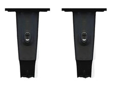 Kuber Industries ‎Set of 2 Ergonomic Adjustable Chair Handle Armrest Set | Comfort Pressure Relief Pads for Office, Computer and Desk Chairs | Replacement Part Chair Handle | Black