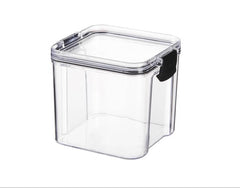 Kuber Industries Small Refrigerator Storage Crisper/Fridge Container with Airtight Lid-Pack of 2 (Transparent)
