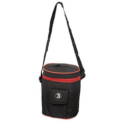 Kuber Industries Canvas Lunch Bag, Black (KI19468)