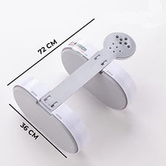 Homestic Pack of 4 Two Tier Hanging Soap Case|Self Adheshive Waterproof Drainage Design|Space Optimizing|Multi Utility Sink Organizers|CM02|White