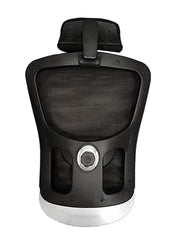 Kuber Industries Ergonomic Office Chair Back Part Replacement | High Back Mesh Rolling Chair Spare Parts with Headrest & Backrest Lumbar Support | Ideal for Study/Gaming/Computer Chair | Black