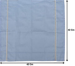 Heart Home 100% Cotton Premium Collection Handkerchiefs Hanky for Men, Set of 12 (Lite Colour)