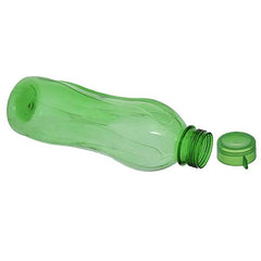 Heart Home Plastic 18 Pieces Aqua Fridge Water Bottle With Lid (1000Ml, Green)- Heart3526