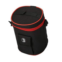 Kuber Industries Canvas Lunch Bag, Black (KI19468)