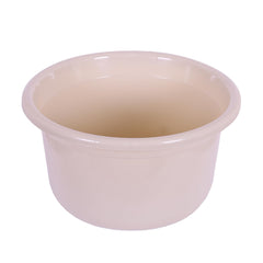 Heart Home Bath Tub | Versatile Utility Gaint Tub | Plastic Bath Tub for Baby | Baby Bathing Tub | Clothes Washing Tub For Bathroom | Feeding Pan Tub | TUB-25 LTR | Beige