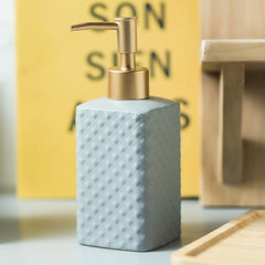 Kuber Industries Liquid Soap Dispenser | Handwash Soap Dispenser | Soap Dispenser for Wash Basin | Shampoo Dispenser Bottle | Bathroom Dispenser Bottle | Pack of 6 | ZX021GY | 350 ml | Gray