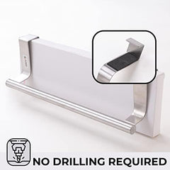 Kuber Industries Tissue Paper Holder|Wall Mount Napkin Holder|Multipurpose Cloth & Tissue Paper Holder|Stainless Steel|Easy Installation|Bathroom & Kitchen Organizer|ZT-2078|Set of 2|Grey(Pack of 4)
