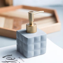 Kuber Industries Liquid Soap Dispenser | Handwash Soap Dispenser | Soap Dispenser for Wash Basin | Shampoo Dispenser Bottle | Bathroom Dispenser Bottle | Pack of 4 | ZX043GY |220 ml | Gray