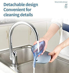 Kuber Industries Leaf Shaped Soap Case|Leakproof Travel Soap Case Holder|Plastic Kitchen Sink Self Draining Soap (Assorted)