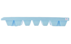 Heart Home BPA Free Easy Release Ice Cube Tray/Bin/Box Set with 14 Section- Pack of 12 (Green & Blue)-HS43HEARTH25812