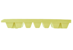 Kuber Industries BPA Free Easy Release Ice Cube Tray/Bin/Box Set with 14 Section- Pack of 6 (Cream & Green & Blue)-HS43KUBMART25794