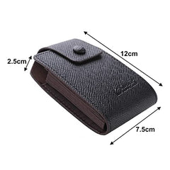 Kuber Industries Card Holder Wallet For Men Women|Debit Credit Card Holder|Wallet For Id, Visiting Card, Buisness Card|Button Closure|BLACK (Pack Of 2)