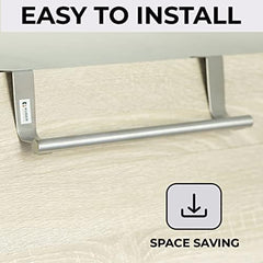 Kuber Industries Tissue Paper Holder|Wall Mount Napkin Holder|Multipurpose Cloth & Tissue Paper Holder|Stainless Steel|Easy Installation|Bathroom & Kitchen Organizer|ZT-2078|Set of 2|Grey(Pack of 4)