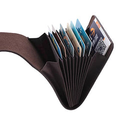 Kuber Industries Card Holder Wallet For Men Women|Debit Credit Card Holder|Wallet For Id, Visiting Card, Buisness Card|Button Closure|Blue (Pack Of 2)