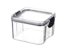 Kuber Industries Extra Small Refrigerator Storage Crisper/Fridge Container with Airtight Lid-Pack of 4 (Transparent)
