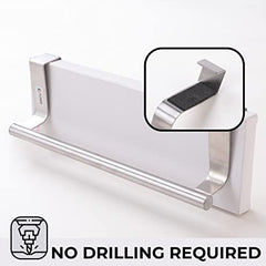Kuber Industries Tissue Paper Holder|Wall Mount Napkin Holder|Multipurpose Cloth & Tissue Paper Holder|Stainless Steel|Easy Installation|Bathroom & Kitchen Organizer|ZT-2078|Set of 2|Grey(Pack of 5)