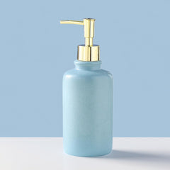Kuber Industries Liquid Soap Dispenser | Handwash Soap Dispenser | Soap Dispenser for Wash Basin | Shampoo Dispenser Bottle | Bathroom Dispenser Bottle | Pack of 5 | JY00231BU | 400 ml | Blue
