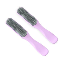 Heart Home Hair Brush | Flexible Bristles Brush | Hair Brush with Paddle | Straightens & Detangles Hair Brush | Suitable For All Hair Types | 2 Piece | C19-PRUP-S | Small | Purple