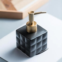 Kuber Industries Liquid Soap Dispenser | Handwash Soap Dispenser | Soap Dispenser for Wash Basin | Shampoo Dispenser Bottle | Bathroom Dispenser Bottle | Pack of 2 | 220 ml | Black