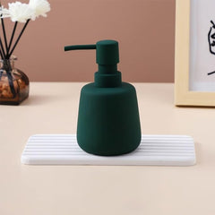 Kuber Industries Liquid Soap Dispenser | Handwash Soap Dispenser | Soap Dispenser for Wash Basin | Shampoo Dispenser Bottle | Bathroom Dispenser Bottle | Pack of 2 | JY00159GN | 260 ml | Green