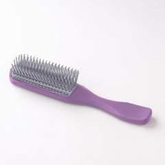 Kuber Industries Hair Brush | Bristles Brush | Hair Brush with Paddle | Brush for Curly wavy Hairs | Suitable For All Hair Types | Hair Brush Styling Hair | Pack of 3 | C19P.. | Purple