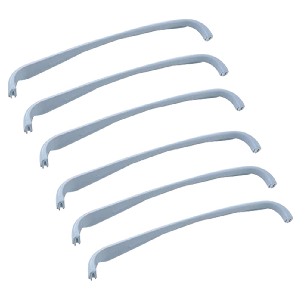 Kuber Industries Towel Hanger for Bathroom | Wall Mounted Cloth Hanger|Multipurpose Cloth & Napkin Holder | Self-Adhesive DIY Installation|Bathroom & Kitchen Organizer | Pack of 6 |Blue