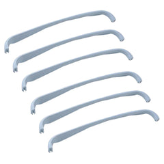 Kuber Industries Towel Hanger for Bathroom | Wall Mounted Cloth Hanger|Multipurpose Cloth & Napkin Holder | Self-Adhesive DIY Installation|Bathroom & Kitchen Organizer | Pack of 6 |Blue