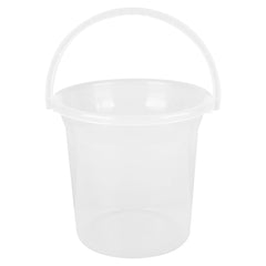 Kuber Industries Bucket | Plastic Bucket for Bathroom | Strong Bathroom Bucket | Bucket for Bathing | Water Storage Bucket | Bathroom Bucket | Plain Bucket | 18 LTR | Transparent