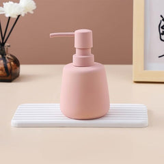 Kuber Industries Liquid Soap Dispenser | Handwash Soap Dispenser | Soap Dispenser for Wash Basin | Shampoo Dispenser Bottle | Bathroom Dispenser Bottle | JY00159PK | 260 ml | Pink
