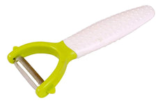 Heart Home Stainless Steel Vegetable & Fruit Peelers for Kitchen Ideal for Potato Cucumber Carrot (Silver)