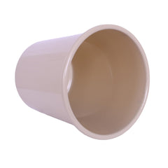 Heart Home Plastic Open Dustbin, Trash Bin, Garbage Bin, Waste Bin, 5Ltr.- Pack of 4 (Black & Pink)-47HH01068