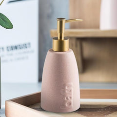 Urbane Home Liquid Soap Dispenser | Handwash Soap Dispenser | Soap Dispenser for Wash Basin | Shampoo Dispenser Bottle | Bathroom Dispenser Bottle | ZX044PK | 320 ml | Pink