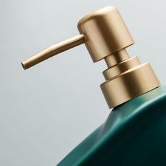Urbane Home Liquid Soap Dispenser | Handwash Soap Dispenser | Soap Dispenser for Wash Basin | Shampoo Dispenser Bottle | Bathroom Dispenser Bottle | 350 ML | Green