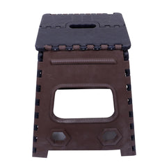 Kuber Industries 18 Inch Foldable Stool for Traveling|Heavy-Duty Step Stool for Adults|Perfect for Bathroom, Kitchen, Garden-Pack of 6 (Brown)