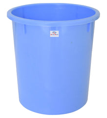 Heart Home Plastic Open Dustbin, Trash Bin, Garbage Bin, Waste Bin, 5Ltr.- Pack of 2 (Blue)-47HH01040