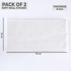 Kuber Industries Soft Wall Sticker for Walls|Quirky Pattern & Self Adhesive Peel Wall Stickers|Easy to Peel, Stick & Remove DIY Wallpaper|Suitable on All Walls|Set Of 2 Sheets,35 cm X 70 cm(Pack Of 6)