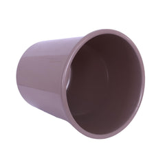 Heart Home Dustbin | Open Dustbin | Plastic Garbage Dustbin | Dustbin For Kitchen | Dustbin For Bathroom | Office Dustbin | Plain Sada Dustbin | 7 LTR | 066 | Pack of 2 | Brown