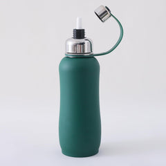 Kuber Industries Pack of 4 Vacuum Insulated Water Bottle| Stainless Steel Sipper Water Bottle | Hot & Cold Water Bottle | Leakproof, BPA Free, Rustproof | 750 ML | Green