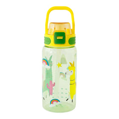 Kuber Industries Pack of 4 Kids Water Bottle With Straw |Sipper Water Bottle For Kids Boys Girls| Water Bottle with Locking Flip Lid | 650 ml | Yellow | SYZ-7782C