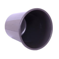 Heart Home Dustbin | Open Dustbin | Plastic Garbage Dustbin | Dustbin For Kitchen | Dustbin For Bathroom | Office Dustbin | Plain Sada Dustbin | 7 LTR | 066 | Pack of 3 | Gray