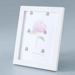 Kuber Industries Photo Frame For Home Décor|Use Horizontal & Vertical|Crystal Clear Glass|Perfect For Home, Office And Shop "16.7x21.8CM"-Pack of 3 (White)