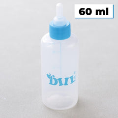 Homestic Pack of 6 Pet Feeding Bottle for Puppies,Kittens,Rabbits & Other Newborns|Nursing Bottle for Pets|Squeeze Liquid Feed Bottle|Bottle,Milk Brush,Pacifier Replacement|LS144BL|60 ML|Blue