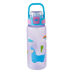 Kuber Industries Pack of 2 Kids Water Bottle With Straw |Sipper Water Bottle For Kids Boys Girls| Water Bottle with Locking Flip Lid | 800 ml | Blue | SYZ-7791C