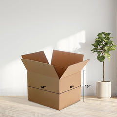 Homestic Corrugated Box | 3 Ply Corrugated Packing Box | Corrugated for Shipping | Corrugated for Courier & Goods Transportation | Packing Storage Box | 50 Pcs Set | P01 | Brown