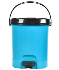 Heart Home Multiuses Plastic Pedal Dustbin, Waste Bin, Trash Can With Detachable Bucket, 10 Litre (Blue)-47HH0721