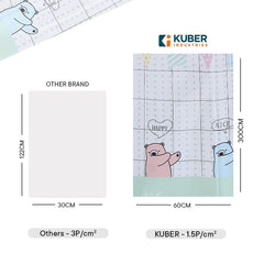 Kuber Industries PET Wallpaper for Walls Kid’s Room|Self-Adhesive, Oilproof, Heat Resistant and Waterproof I DIY Designer Wall Sticker I Set of 2 Rolls, 60cmx300cm (Pack of 6)