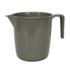 Heart Home Bathroom Mug | Plastic Bath Mug for Bathroom | Bath Mug | Mug for Bathroom | Mug for Toilet | Washroom Jug | 111 Bath Mug | 1 LTR | Pack of 6 | Gray