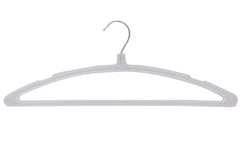 Heart Home 24 Piece Plastic Hanger Set for Wardrobe, (White) HEART7095