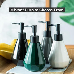 Kuber Industries Liquid Soap Dispenser | Handwash Soap Dispenser | Soap Dispenser for Wash Basin | Shampoo Dispenser Bottle | Bathroom Dispenser Bottle | Pack of 4 | 250 ml | Gray
